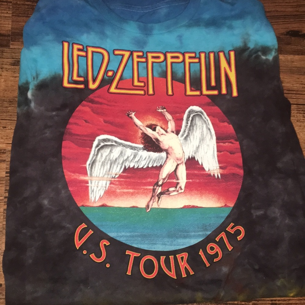 Led Zeppelin tie dye shirt